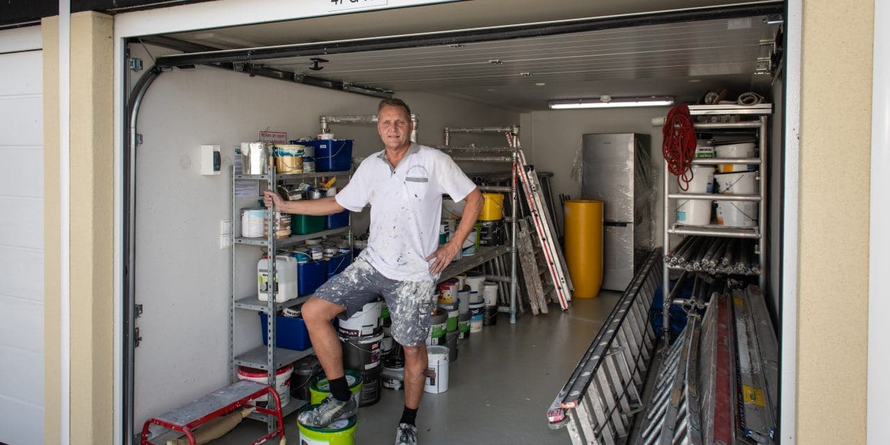 Opslag- en werkruimte voor schilder - GaragePark