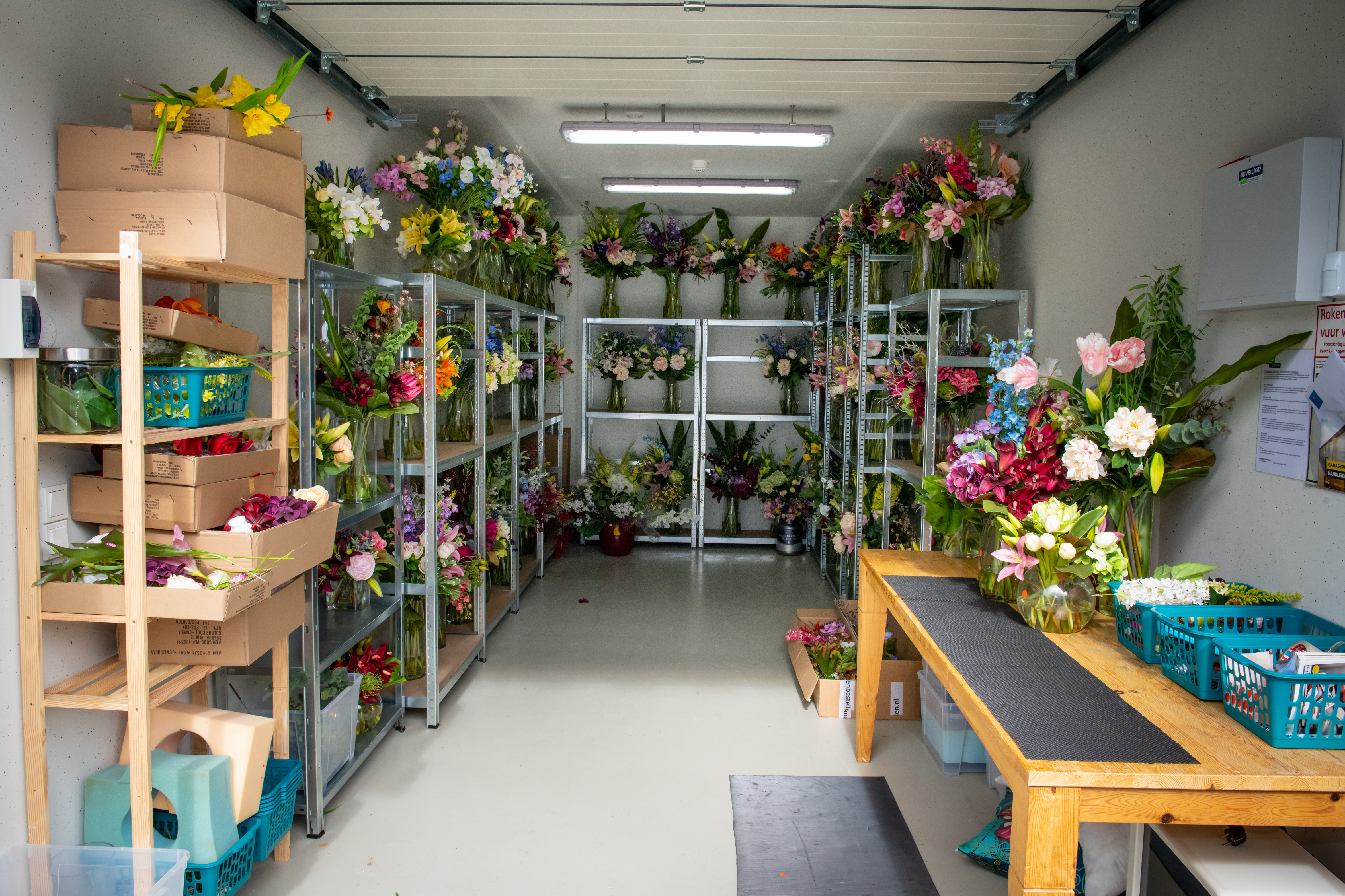 Opslagruimte - bloemen - garagebox - GaragePark(1)