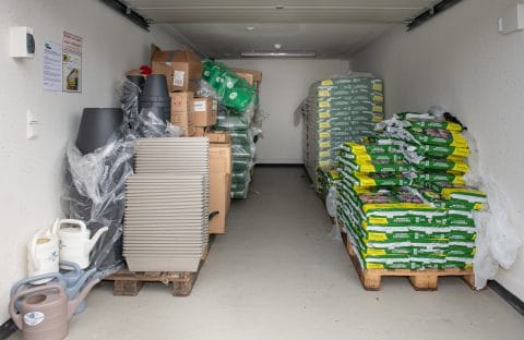 winkelvoorraad opslag - beveiligde garagebox - GaragePark