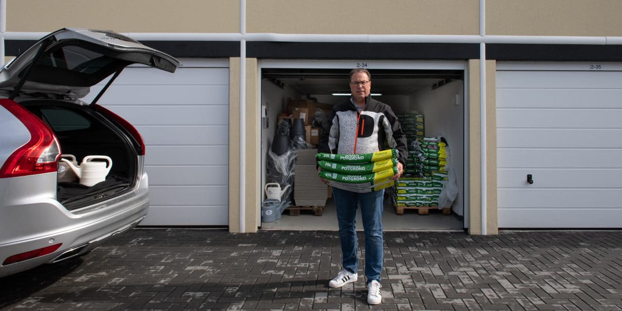 winkelvoorraad opslag garagebox - Stadsbouwmarkt Amsterdam - GaragePark